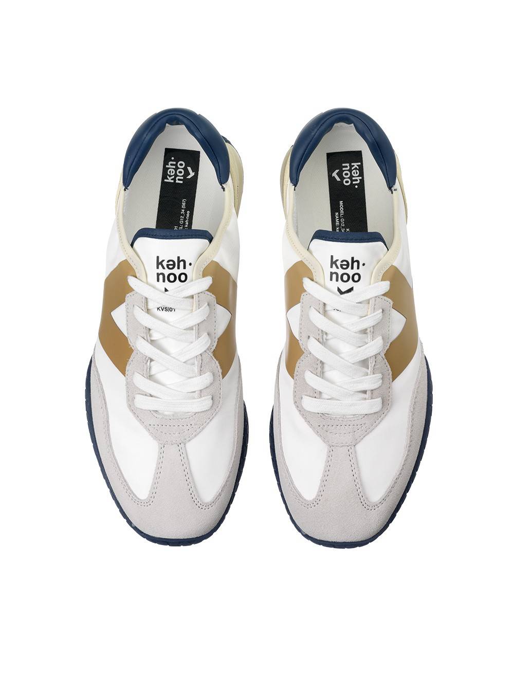 Kehnoo KM 9313 WHITE-BEIGE-NAVY Kehnoo KM 9313 WHITE-BEIGE-NAVY
