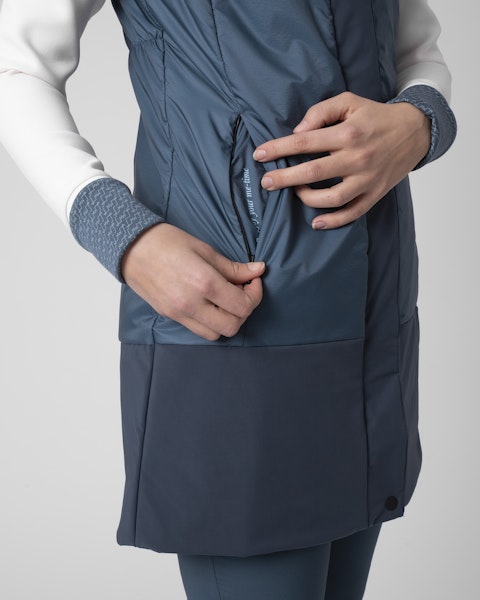 Lamunt ELENA GILET LUNGO IN CASHMERE In Linea