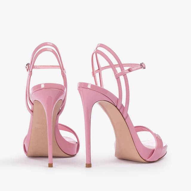 Le Silla Sandalo vernice rosa dea Online