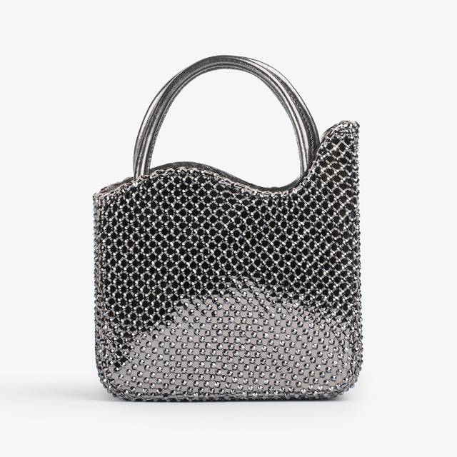 Le Silla Small bag gioiello rete peltro e Cristalli Vendite Flash