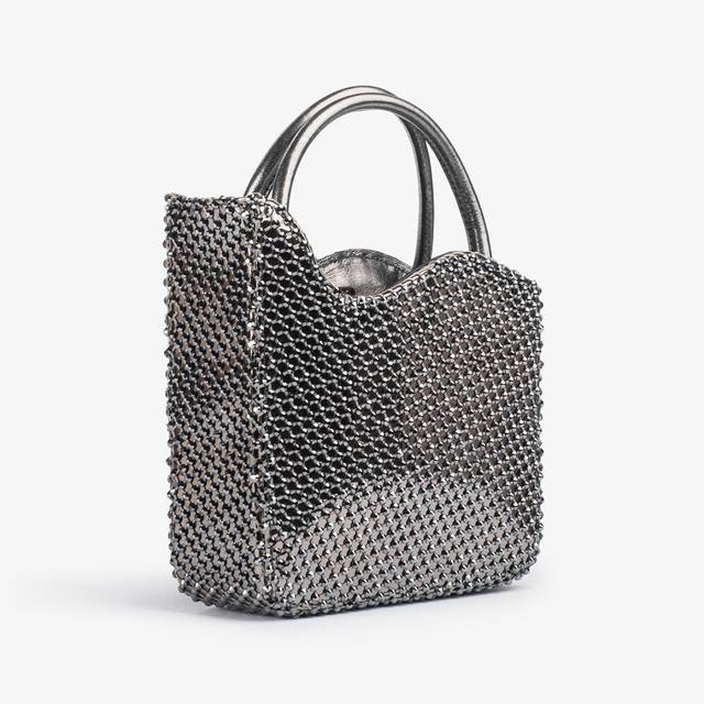 Le Silla Small bag gioiello rete peltro e Cristalli Vendite Flash