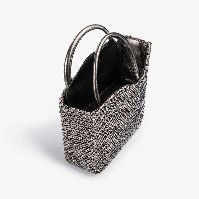 Le Silla Small bag gioiello rete peltro e Cristalli Vendite Flash