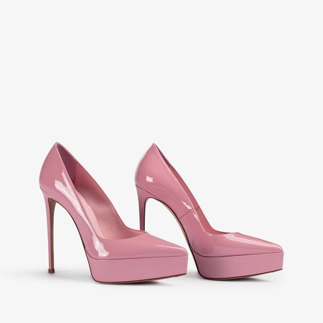 Le Silla Décolleté con plateau vernice rosa dea Shopping Online