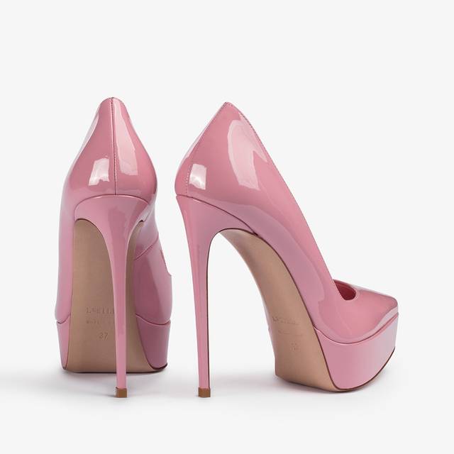 Le Silla Décolleté con plateau vernice rosa dea Shopping Online