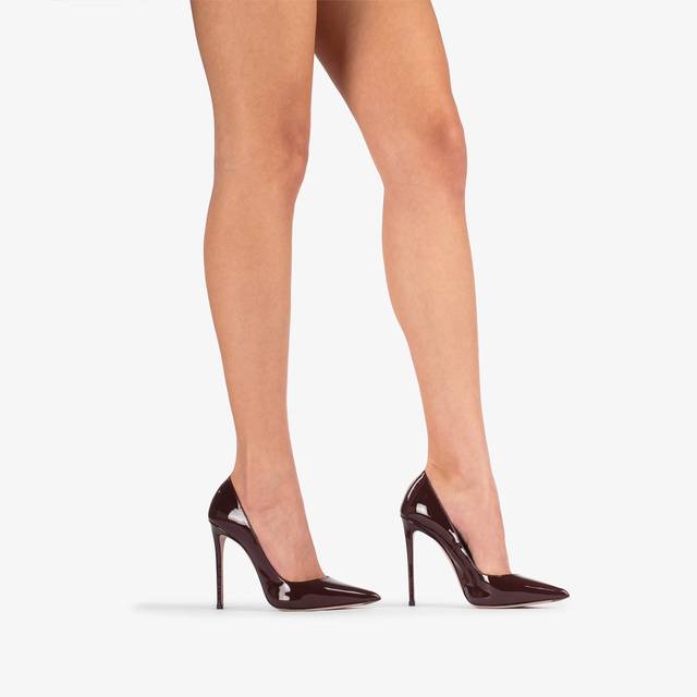 Le Silla Décolleté vernice marrone fondente Saldi Di Fabbrica