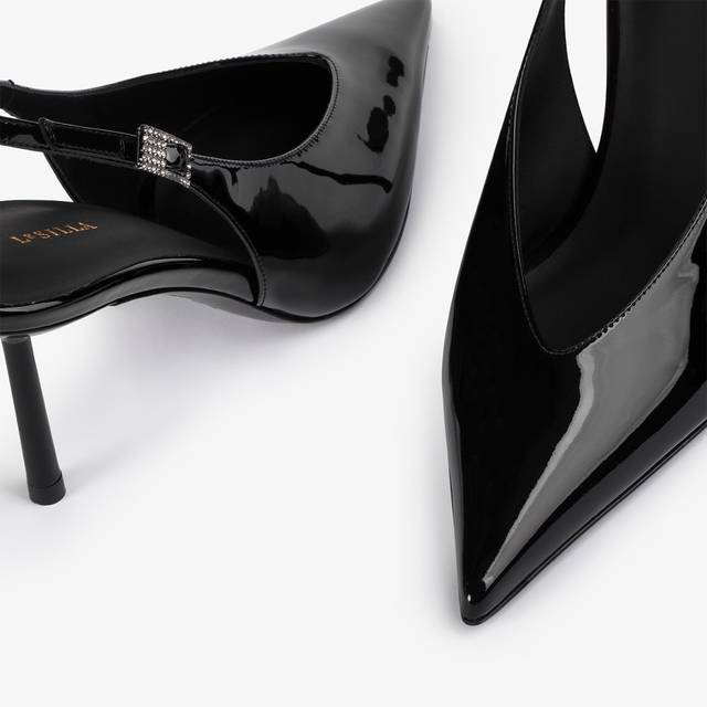 Le Silla Slingback vernice nera Qualità