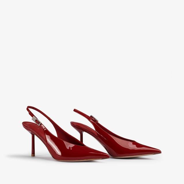 Le Silla Slingback vernice rossa Vendita
