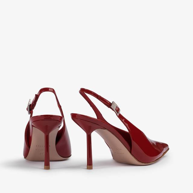 Le Silla Slingback vernice rossa Vendita