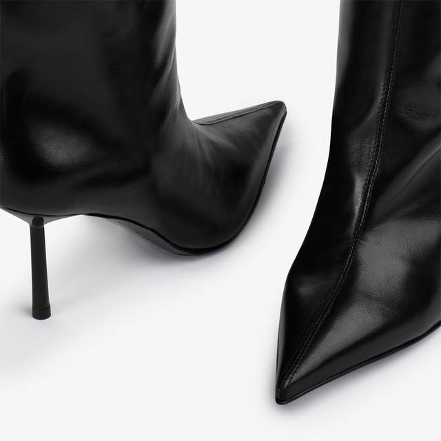 Le Silla Stivale sopra il ginocchio nappa nero Promozione