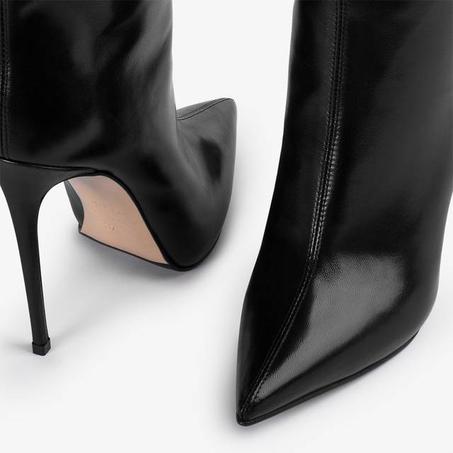 Le Silla Stivale sopra il ginocchio oversize nappa nero Pezzi Unici