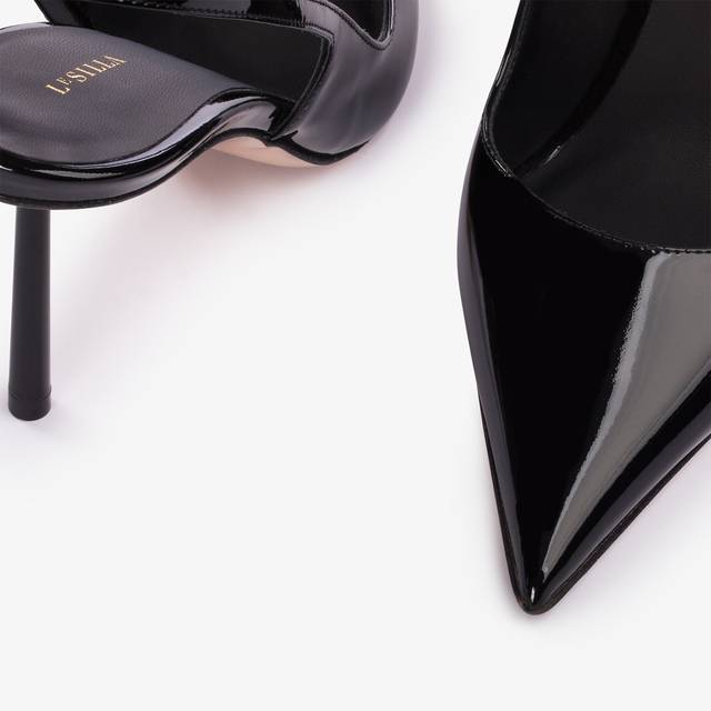 Le Silla Slingback vernice nera Promozione Limitata