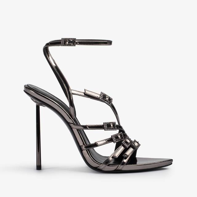 Le Silla Sandalo metallizzato peltro