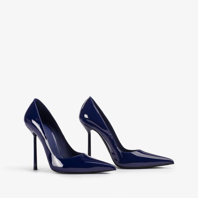 Le Silla Décolleté vernice blu lazuli Presa