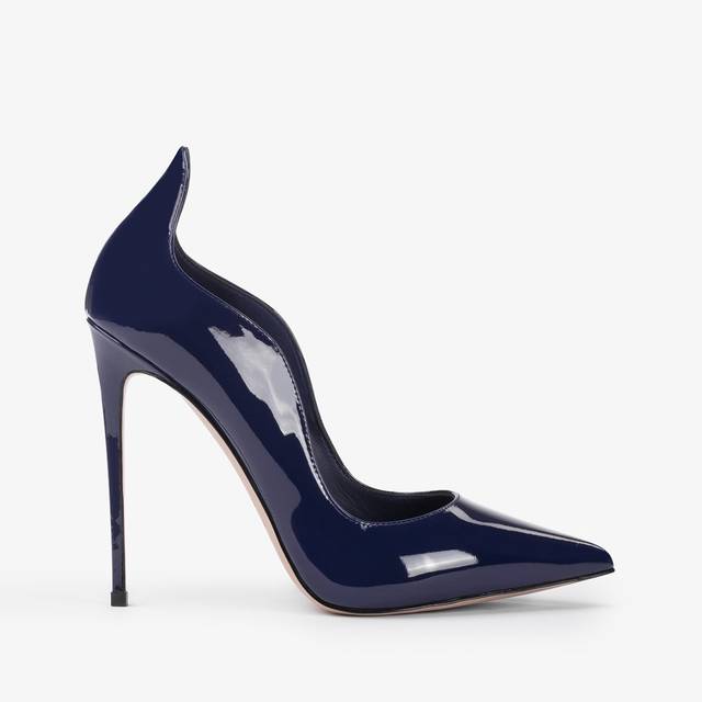 Le Silla Décolleté vernice blu lazuli Sconto