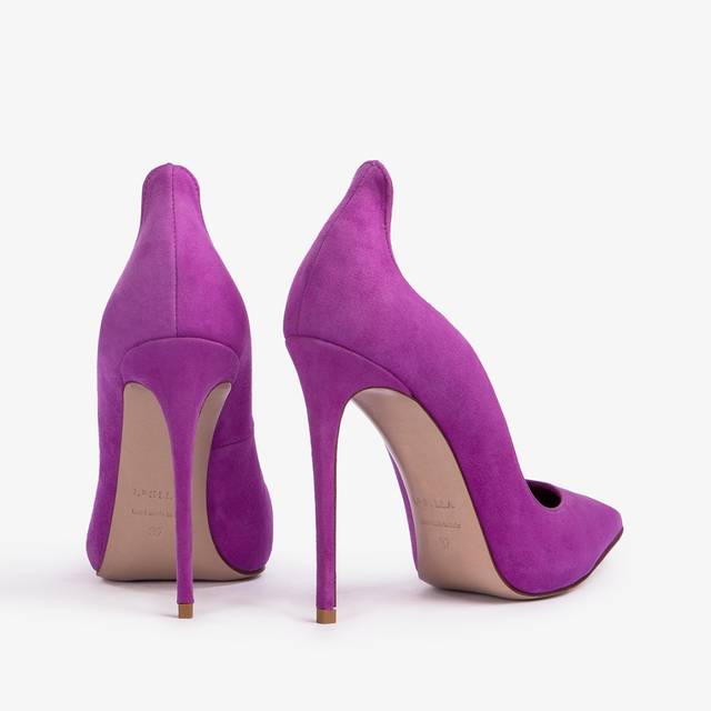 Le Silla Décolleté camoscio lavanda darling Latest stili