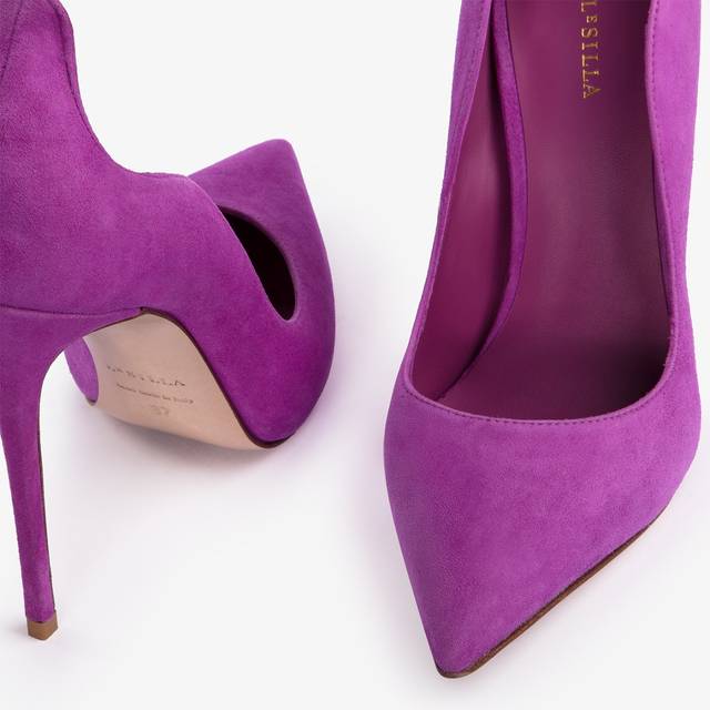 Le Silla Décolleté camoscio lavanda darling Latest stili