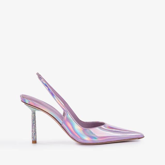 Le Silla Slingback iridescente lavanda darling