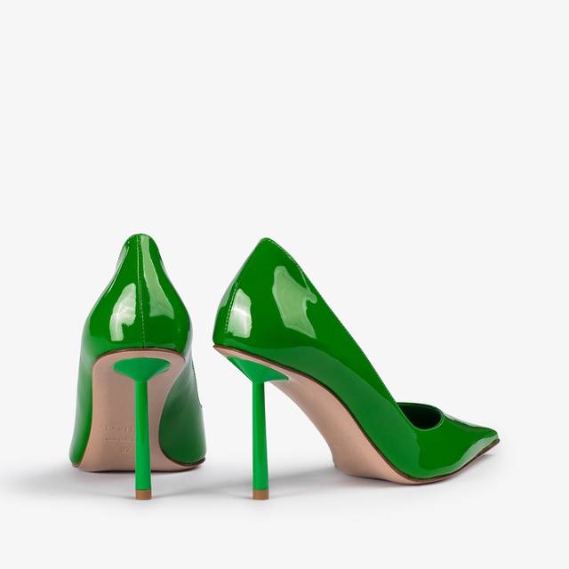 Le Silla Décolleté vernice verde emerald Qualità