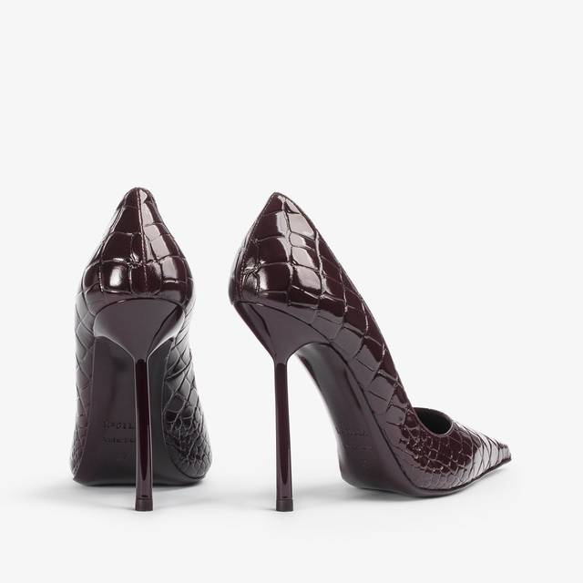 Le Silla Décolleté stampa cocco marrone fondente Promozione