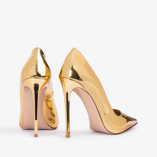 Le Silla Décolleté metallizzata oro pepita Consegna Veloce