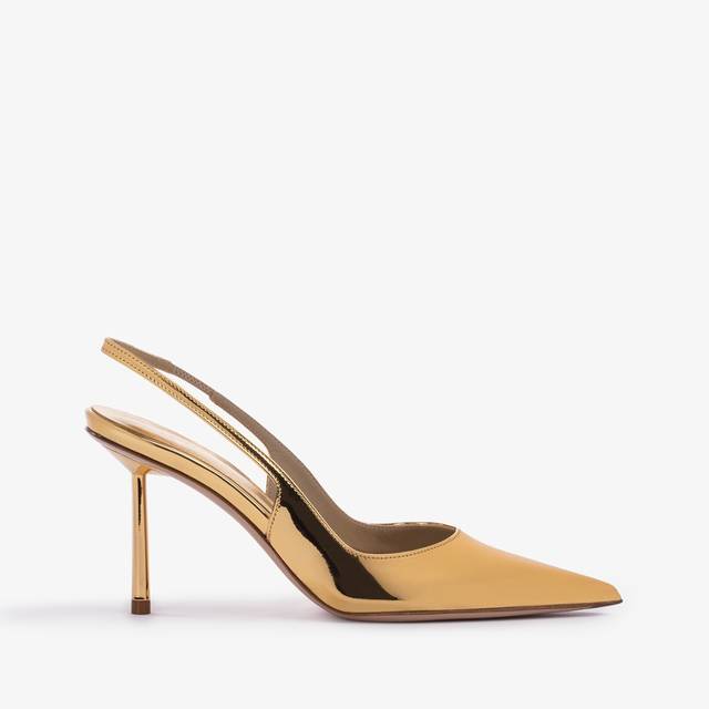 Le Silla Slingback metallizzata oro pepita Promozione Limitata