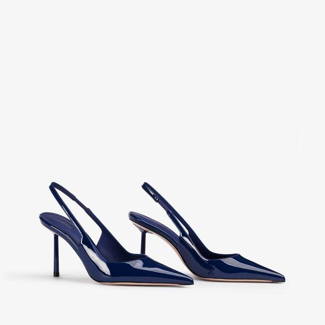 Le Silla Slingback vernice blu 2025