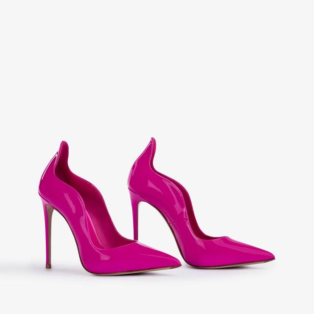 Le Silla Décolleté vernice fucsia bouganville Promozione