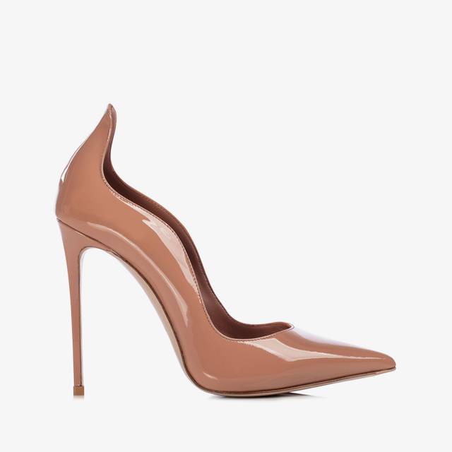 Le Silla Décolleté vernice marrone cake Spedizione Gratuita