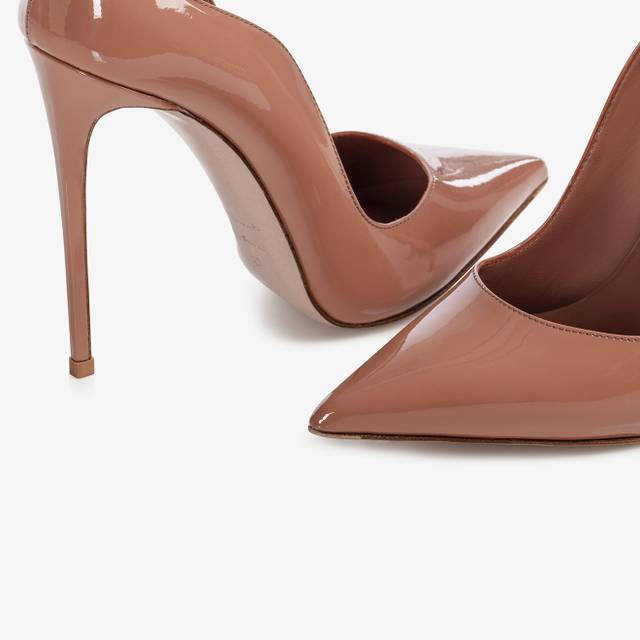 Le Silla Décolleté vernice marrone cake Spedizione Gratuita