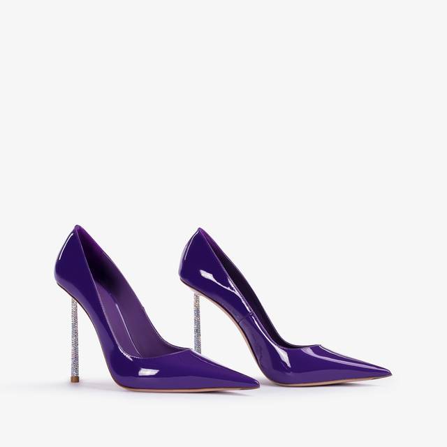 Le Silla Décolleté vernice viola queen Ritorno libero