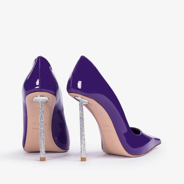 Le Silla Décolleté vernice viola queen Ritorno libero
