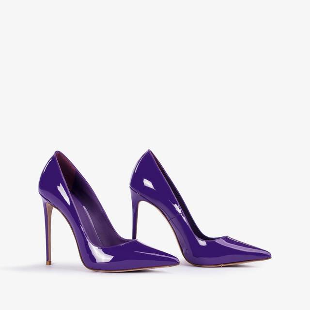 Le Silla Décolleté vernice viola queen Rilascio limitato