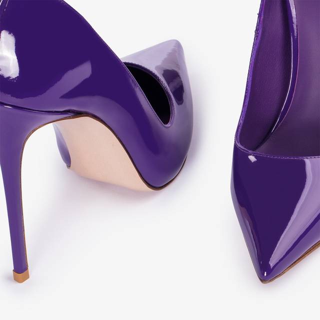 Le Silla Décolleté vernice viola queen Rilascio limitato