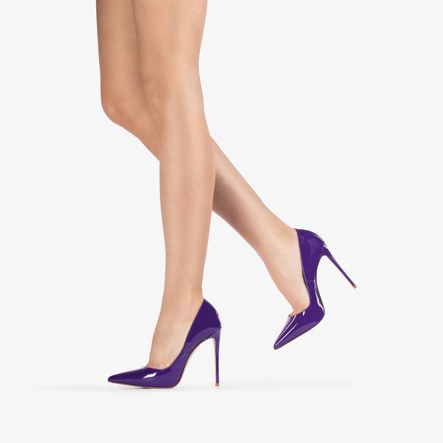 Le Silla Décolleté vernice viola queen Rilascio limitato