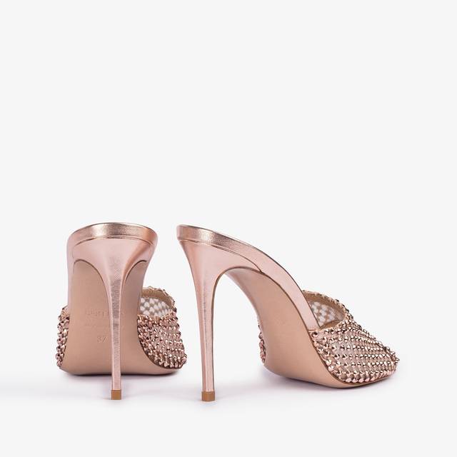 Le Silla Sandalo gioiello rete oro rosa Latest stili