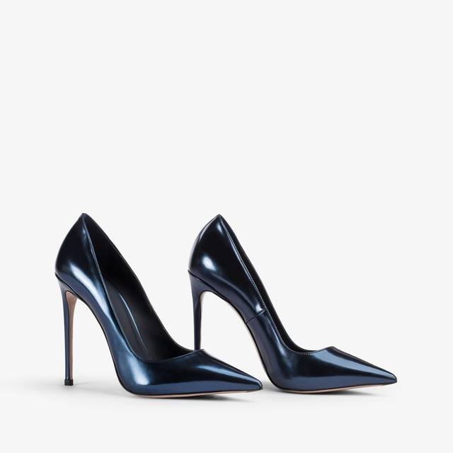 Le Silla Décolleté metallizzata blu danubio Ultimi due giorni
