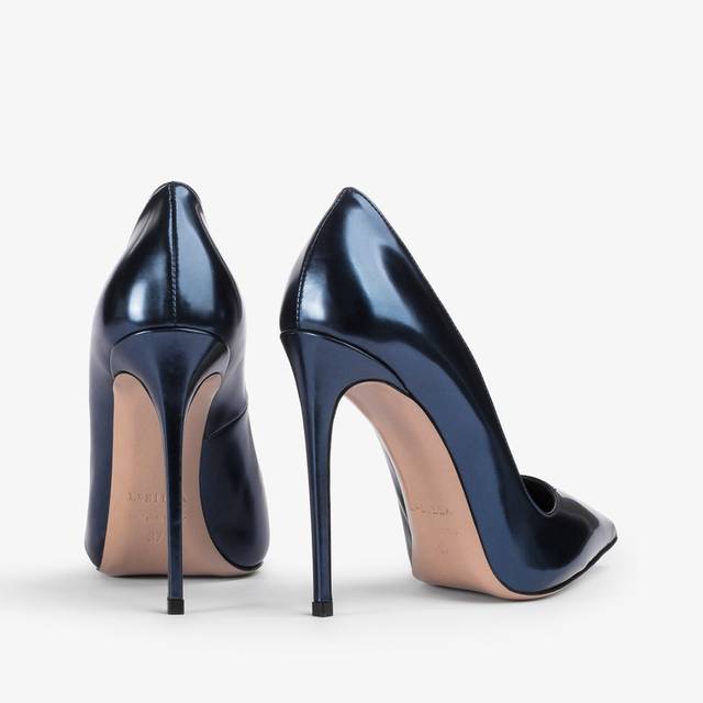 Le Silla Décolleté metallizzata blu danubio Ultimi due giorni