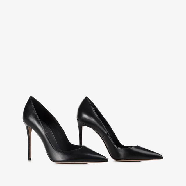 Le Silla Décolleté pelle nera Fino al 60% di sconto