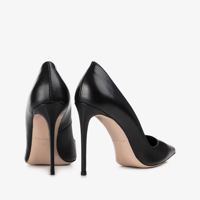 Le Silla Décolleté pelle nera Fino al 60% di sconto