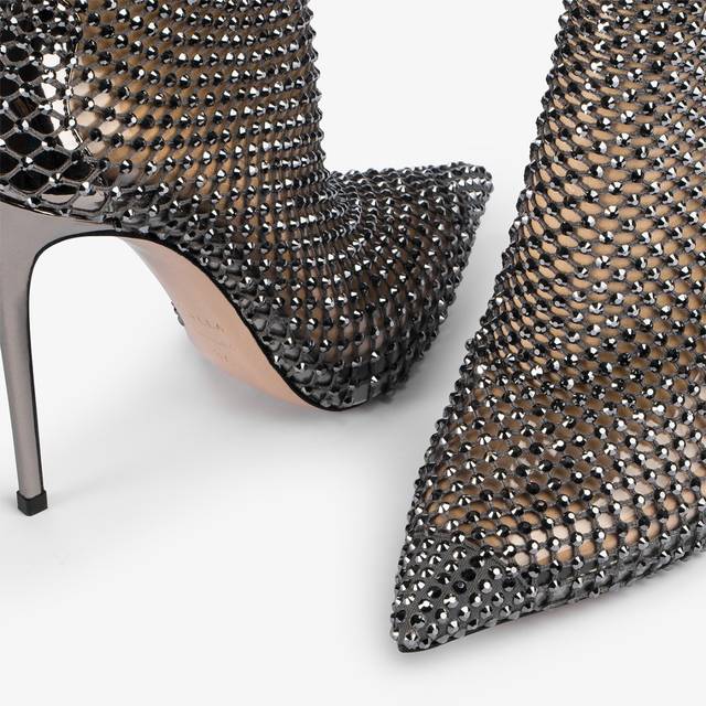Le Silla Stivaletto calza peltro e Cristalli Only for today