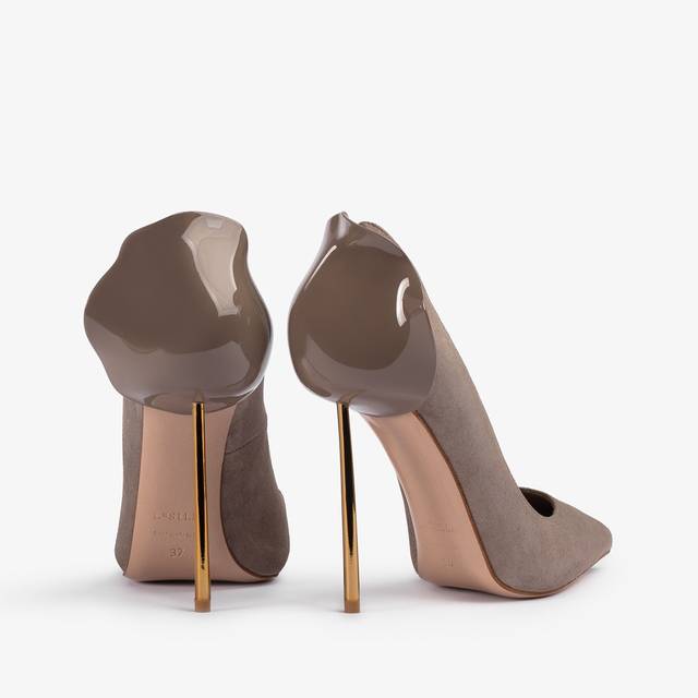 Le Silla Décolleté camoscio grigia sesamo Fino al 55% di sconto