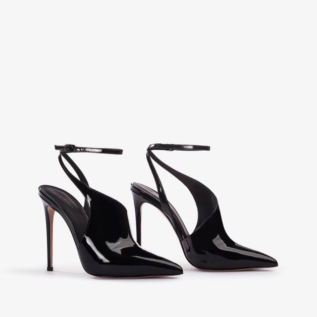 Le Silla Décolleté cut-out vernice nera 2025