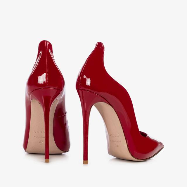 Le Silla Décolleté vernice rossa Italia