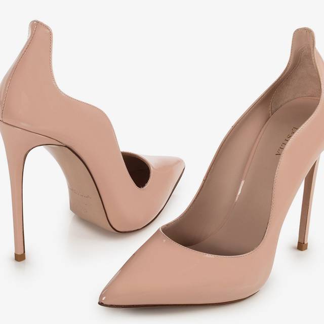 Le Silla Décolleté vernice nude skin In Linea