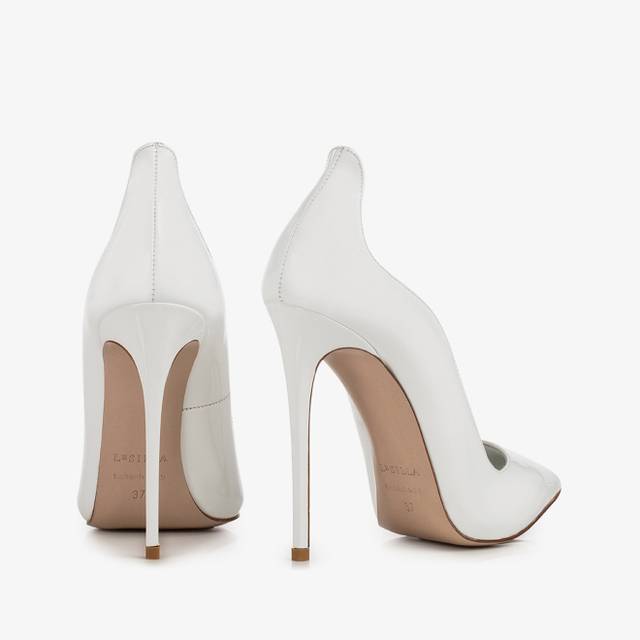 Le Silla Décolleté vernice bianca Nuovo