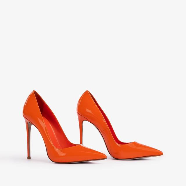 Le Silla Décolleté vernice arancione mandarin Convenienza