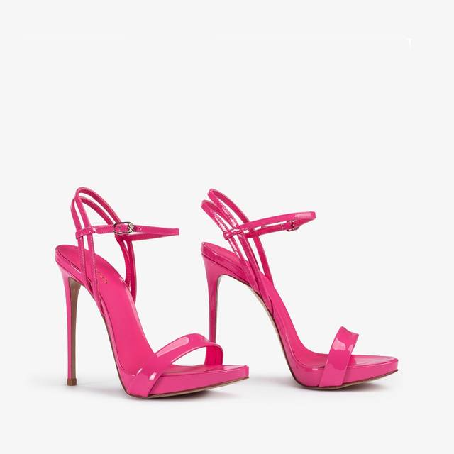 Le Silla Sandalo vernice fucsia party Offerte