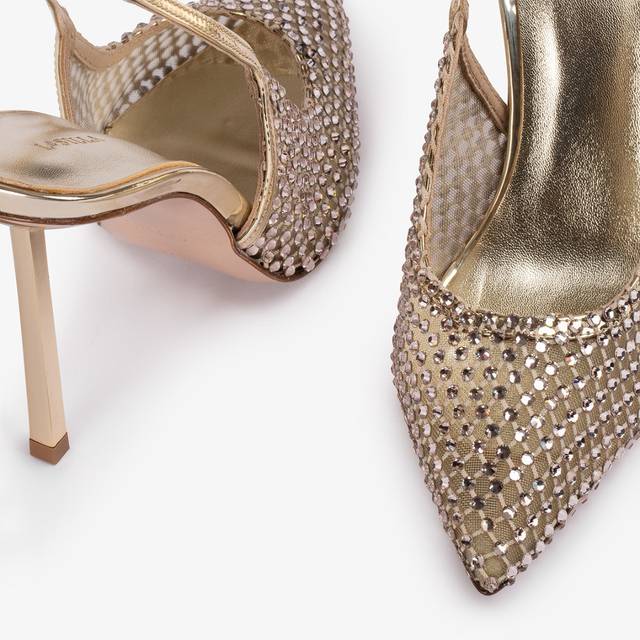 Le Silla Slingback gioiello rete platino I Più Venduti
