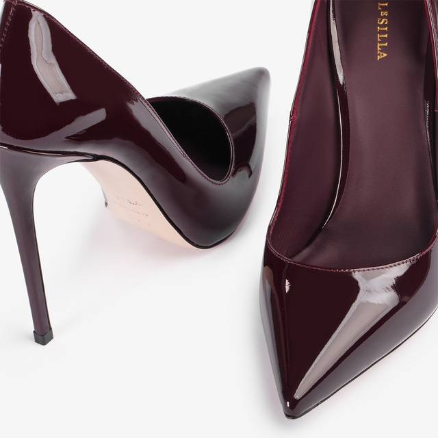 Le Silla Décolleté vernice rossa cherry Negozio