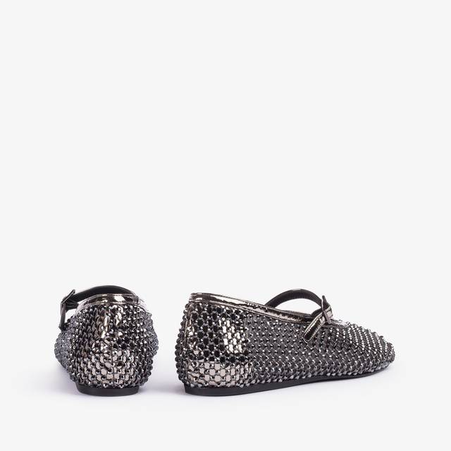 Le Silla Ballerina gioiello rete peltro con Cristalli Spedizione gratuita